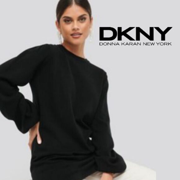 Plus Size! Cashmere Blend Oversized Sweater in Rust From DKNY - Picture 1 of 9